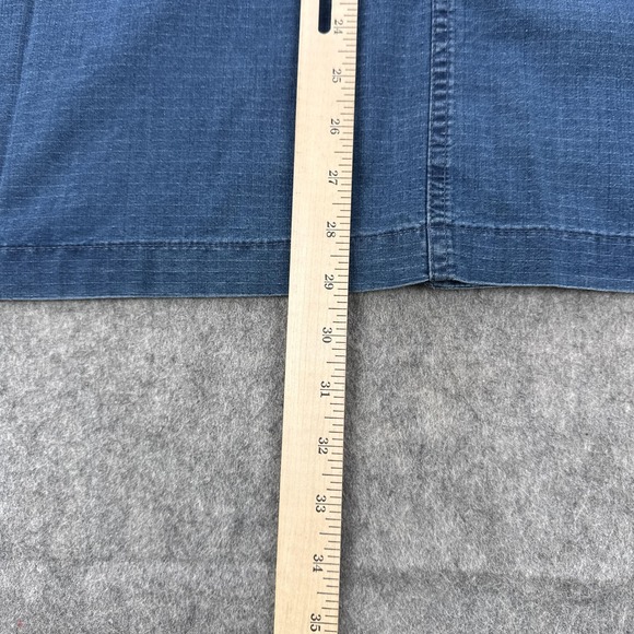 Vineyard Vines Jacket Mens XL Blue Cotton Nylon Indigo Chore Workwear Shacket - Picture 8 of 9